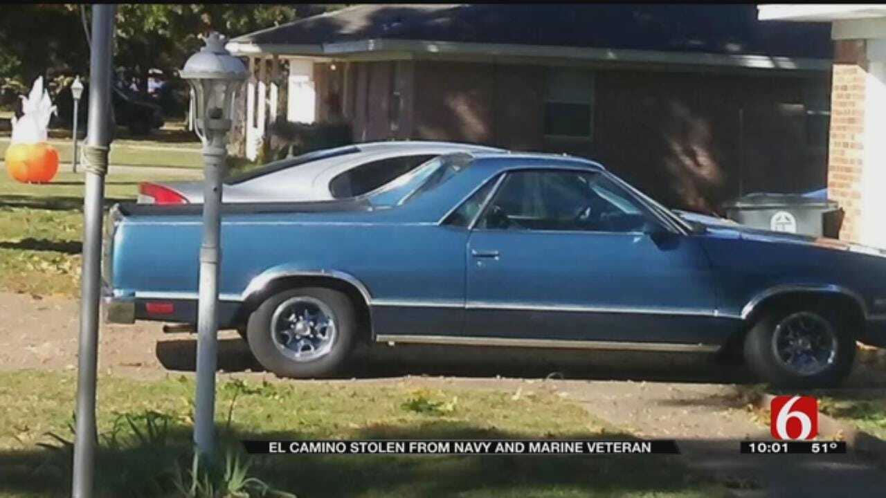 Oklahoma Veteran's Prized El Camino Stolen From Driveway