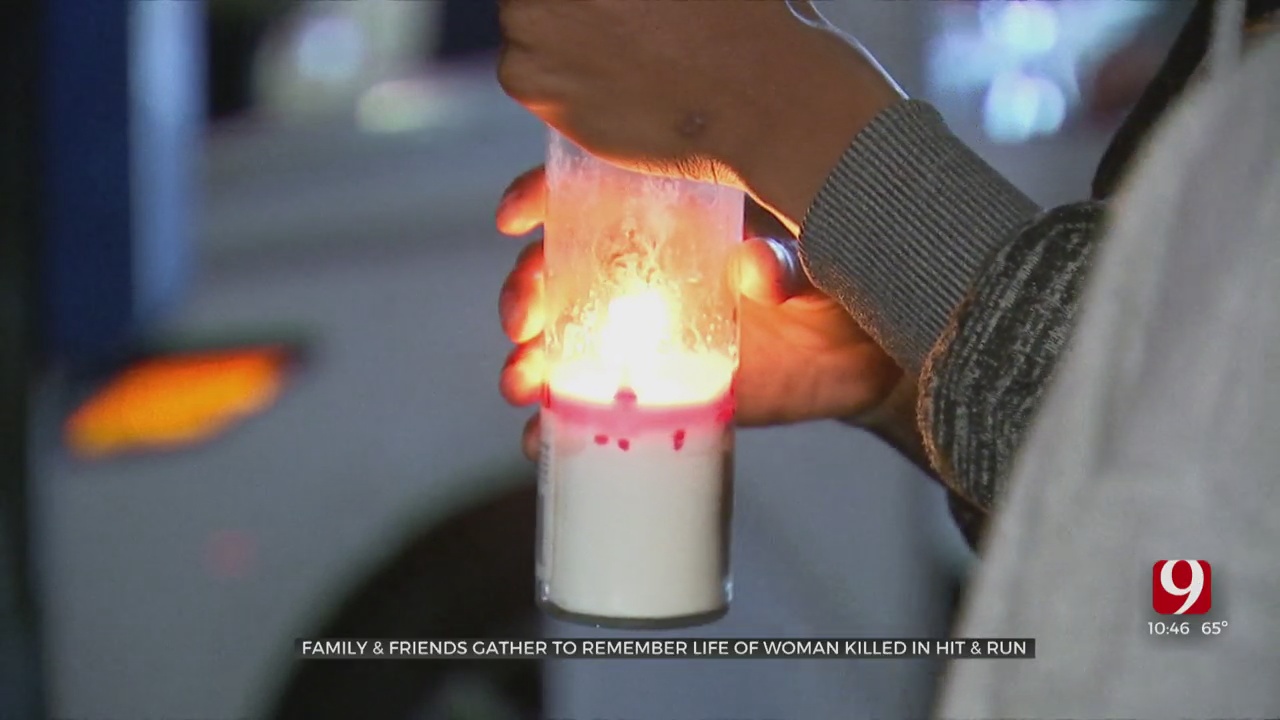 Community Holds Vigil For OKC Woman Killed In Alleged Hit-And-Run Accident