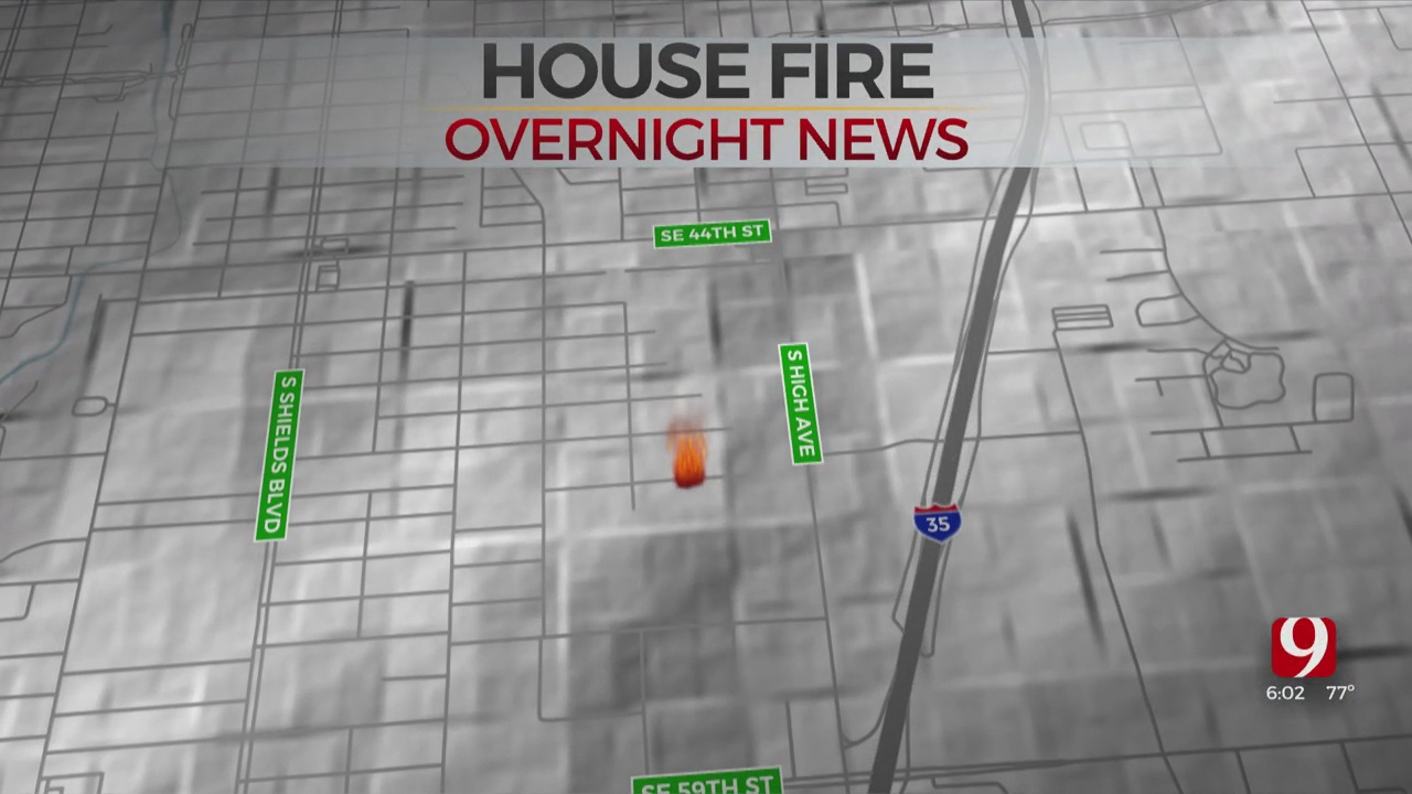 Southeast OKC Home Destroyed In Overnight Fire