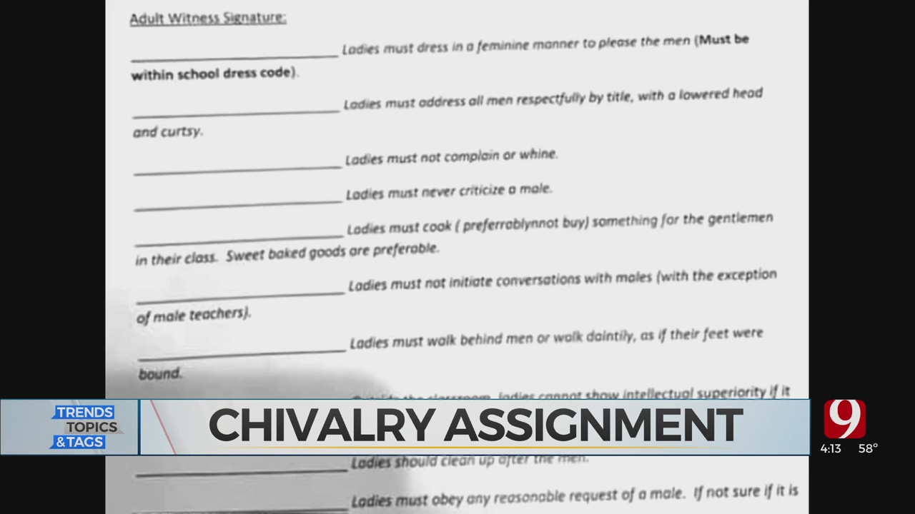 Trends, Topics & Tags: Chivalry Assignment