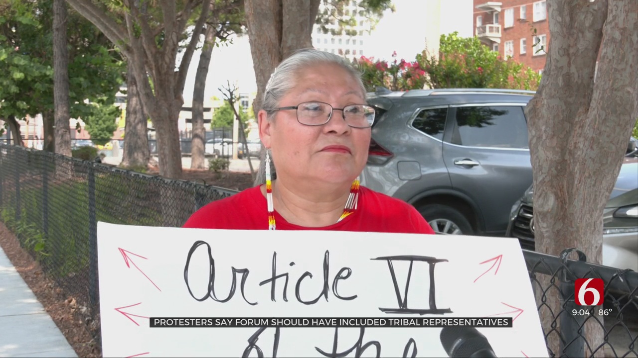 Protesters Question Legitimacy Of Forum On Tribal Jurisdiction Ruling: ‘It’s One Sided’  