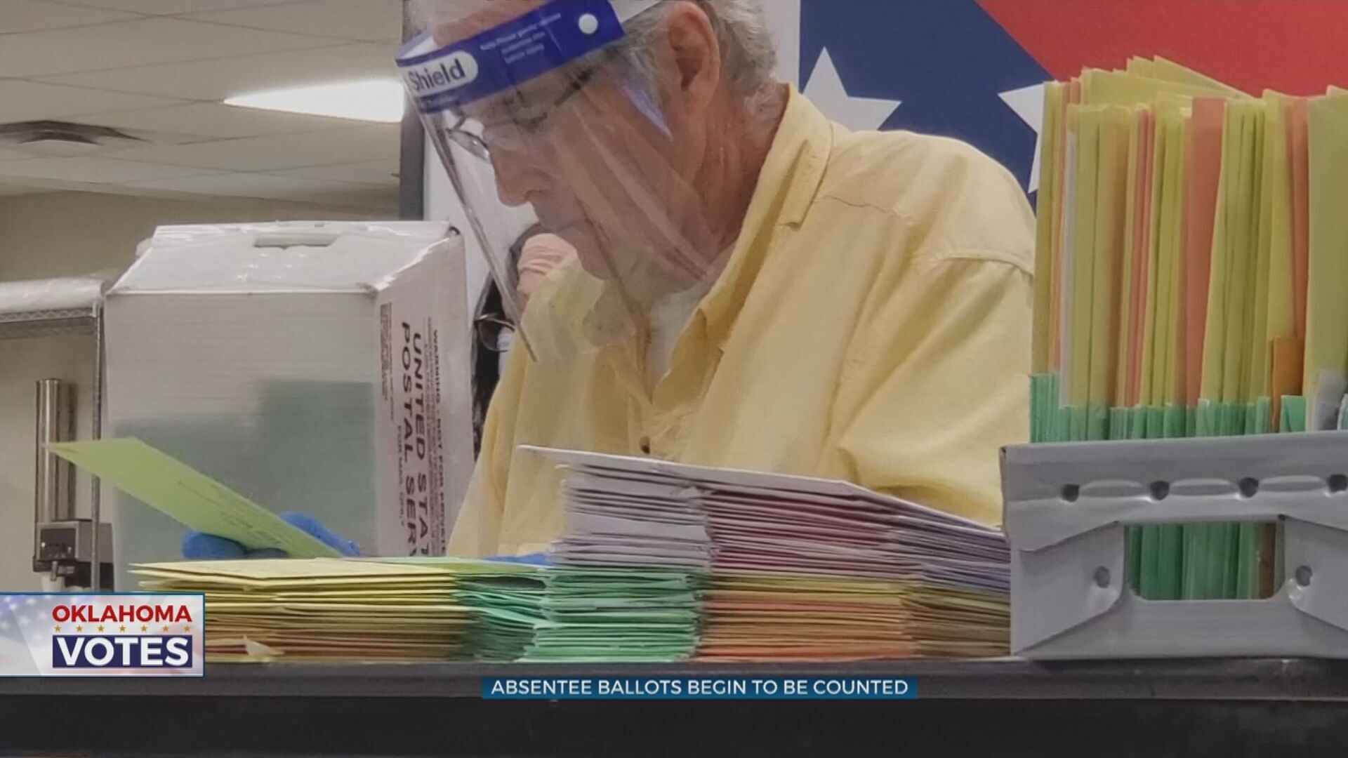 Tulsa County Election Board Starts Counting Absentee Ballots 