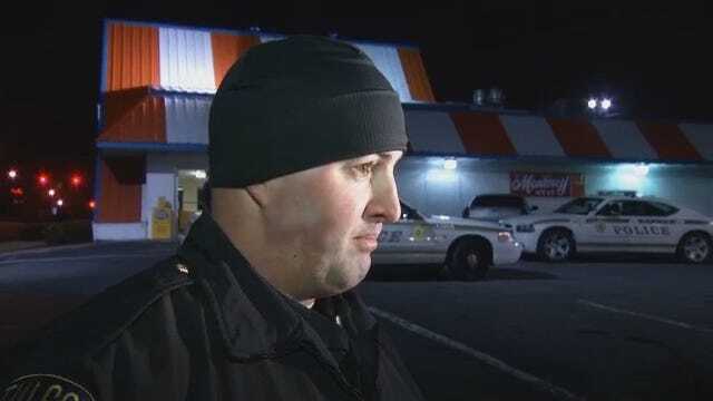 WEB EXTRA: Tulsa Police Cpl. Brandon Disney Talks About Armed Robbery Arrest