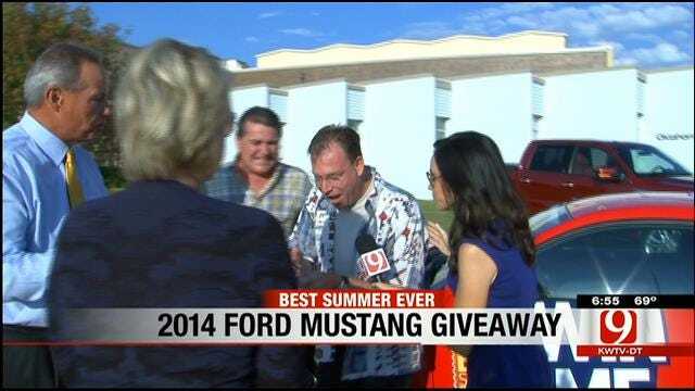 News 9 Viewer Wins Mustang During 'Best Summer Ever' Contest