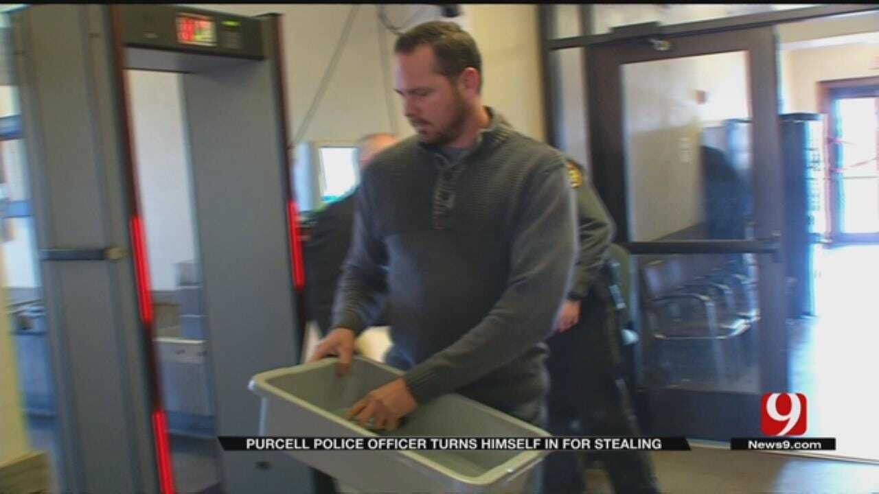 Former Purcell Officer Turns Himself In For Stealing