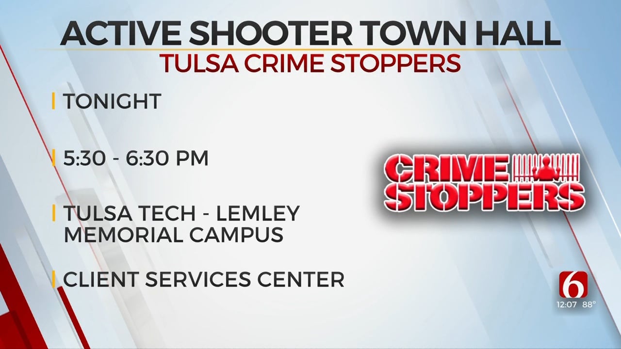 Tulsa Law Enforcement To Hold Active Shooter Town Hall 