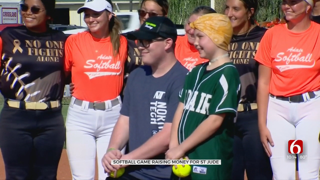 Salina High School Softball Teams Up With Adair To Battle Childhood Cancer