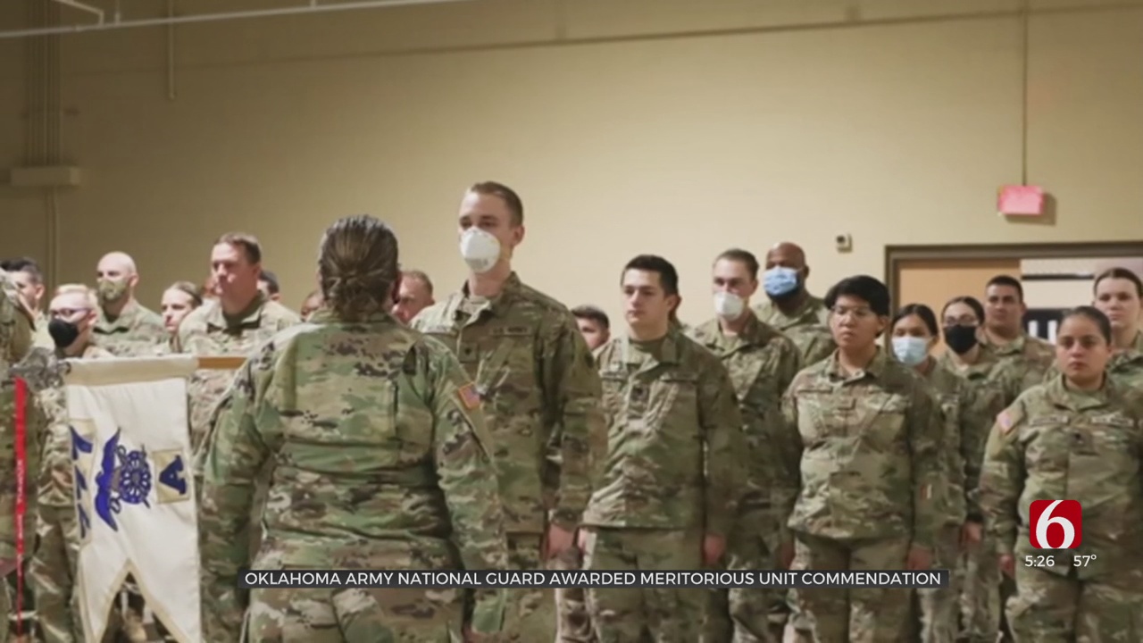 Oklahoma National Guard Recognized For Performance While Overseas