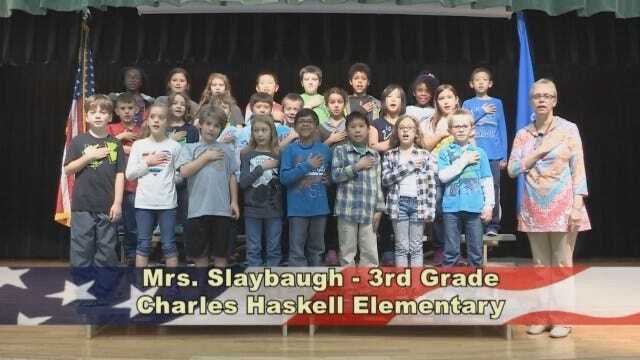 Mrs. Slaybaugh's 3rd Grade Class at Charles Haskell Elementary School