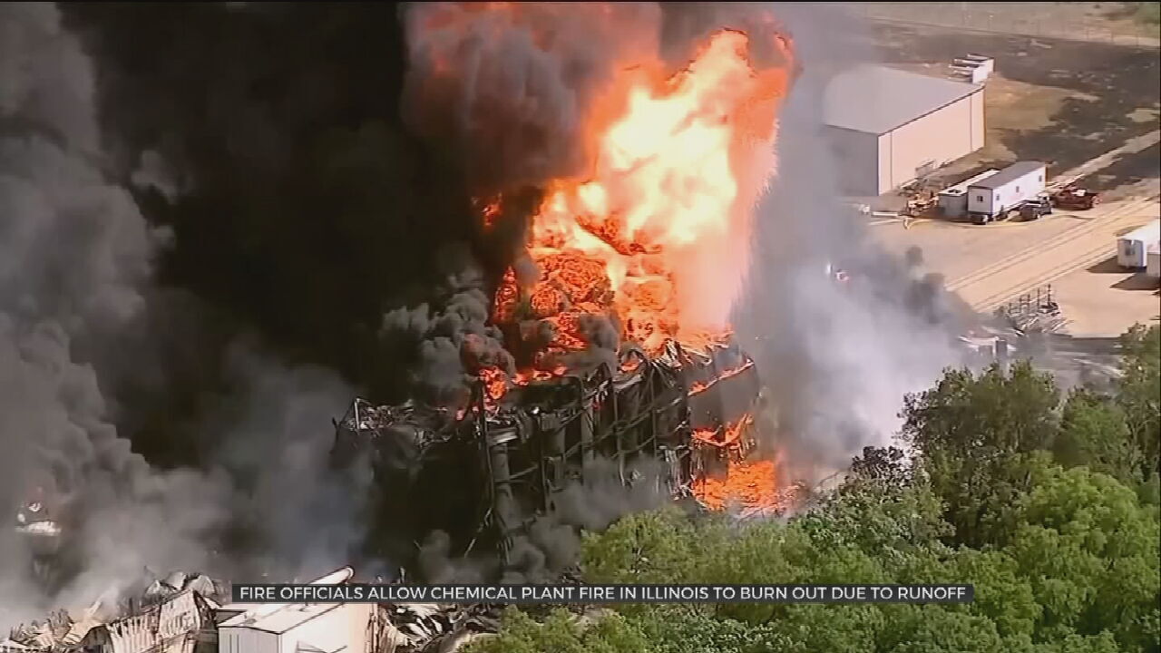 Massive Chemical Fire At Illinois Plant Could Burn For Days