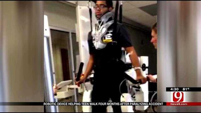 Medical Minute: Robotic Device Helps Teen Walk Again