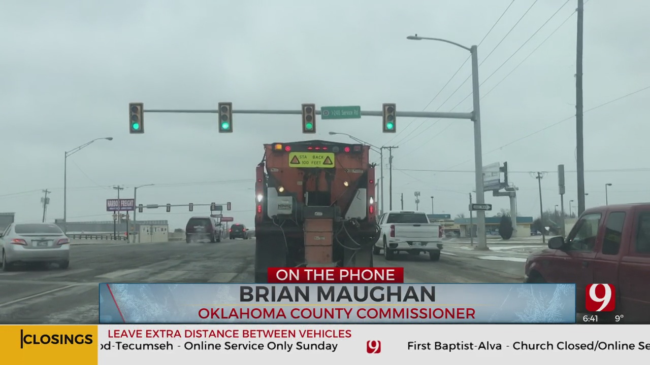 WATCH: Okla. County Commissioner On Snow Routes 
