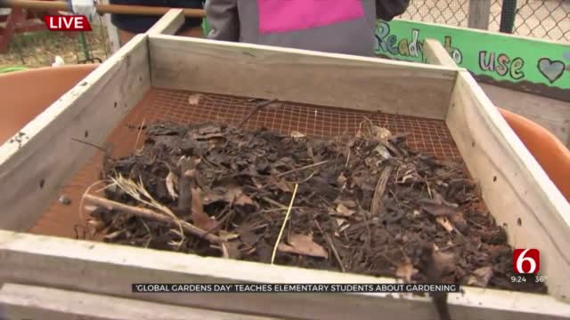 Watch: 'Global Gardens Day' Teaches Elementary Students About Gardening