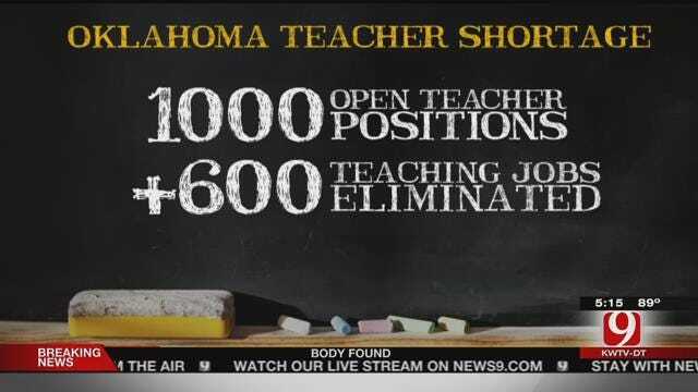Teacher Shortage Leads To Larger Class Sizes In Oklahoma