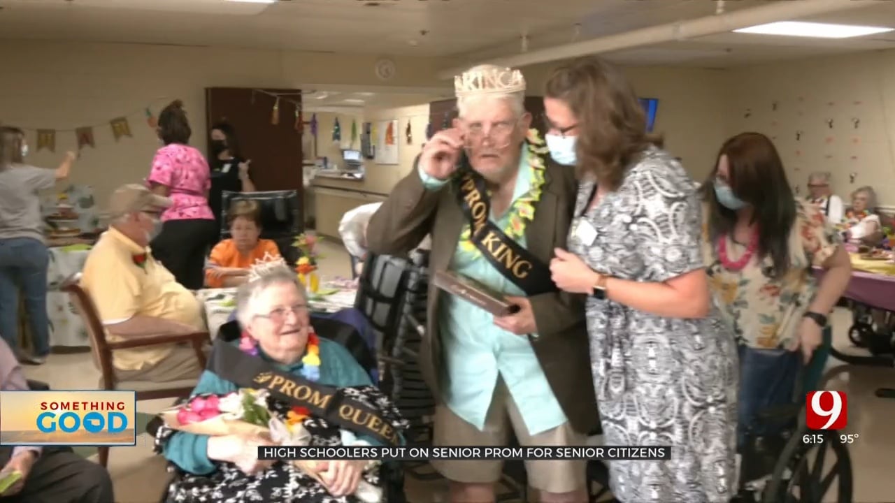 Teenage Girls Team Up To Host Prom For Senior Center Residents 