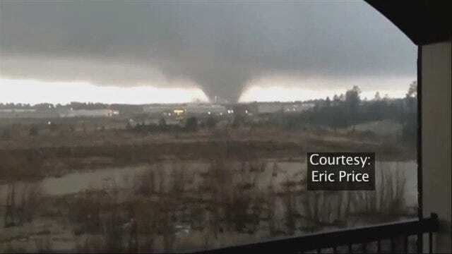 WEB EXTRA: Cell Phone Video Of Mississippi Tornado