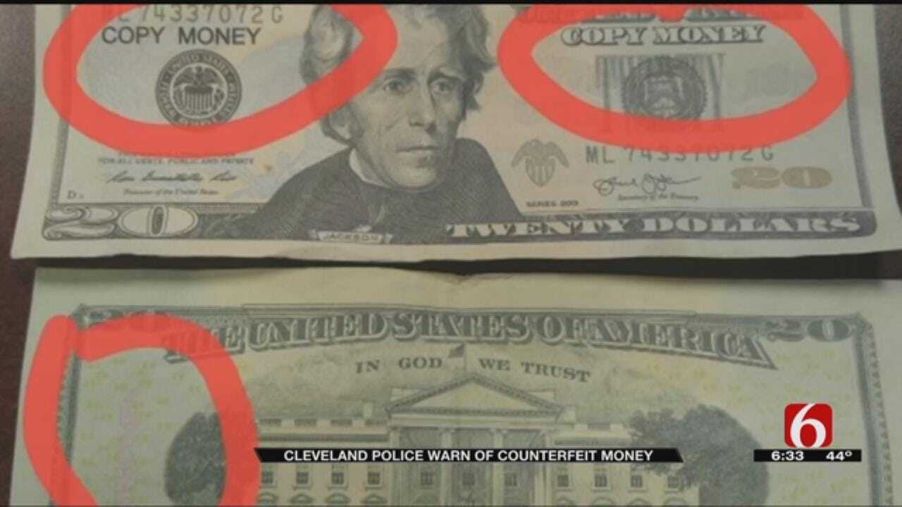 Cleveland Police Investigating Fake Money Scam