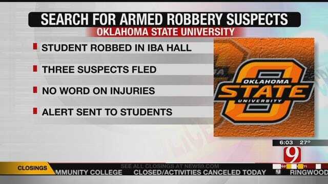 OSU Campus Police Warn Of Armed Robbery In Dorm