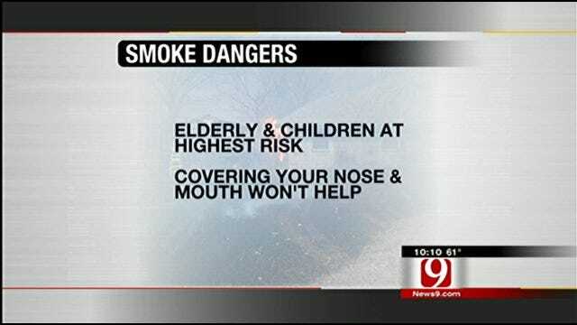 Staying Safe As Smoke Hangs In Air Across Central, Eastern Oklahoma