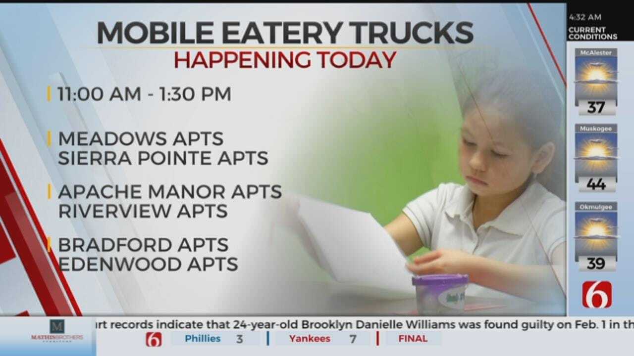 Mobile Eatery Trucks Provide Spring Break Meals