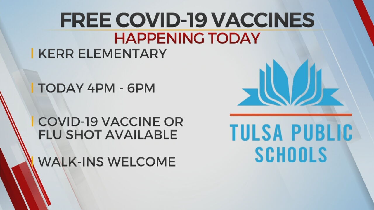 Tulsa Public Schools Provides Free COVID-19 Vaccinations To Students, Families