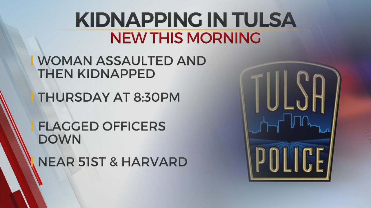 Police Search For Man Accused Of Assaulting, Kidnapping Woman In Tulsa 