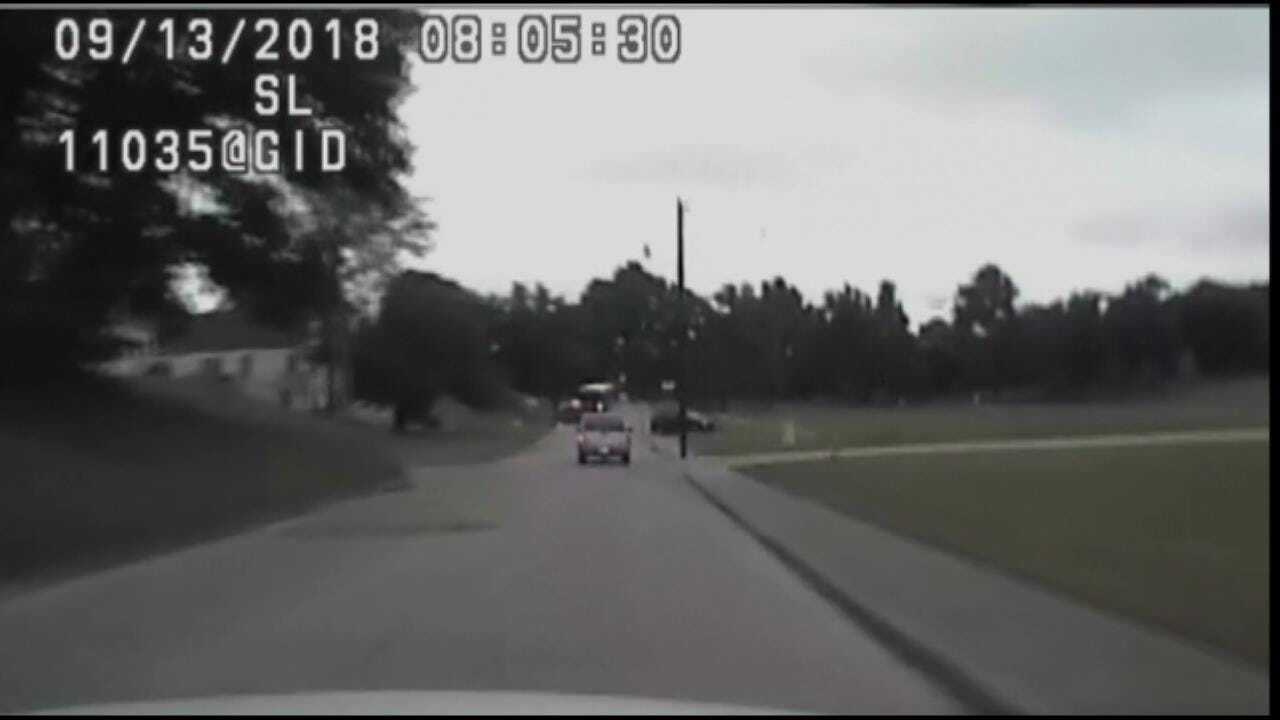 WATCH: Tulsa Police Release Dashcam Video Of Chase