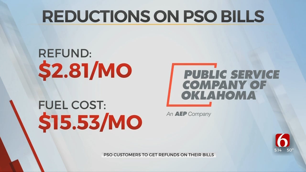 PSO Residential Customers To Receive Refunds On Bills Starting In 2024