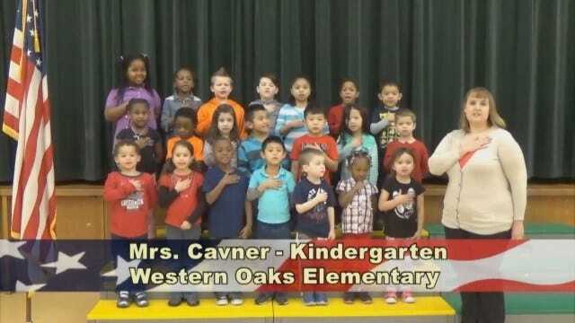 Mrs. Cavner's Kindergarten Class At Western Oaks Elementary