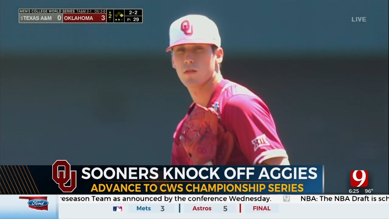 Sandlin’s Career-High 12 Strikeouts Boosts OU To MCWS Final 