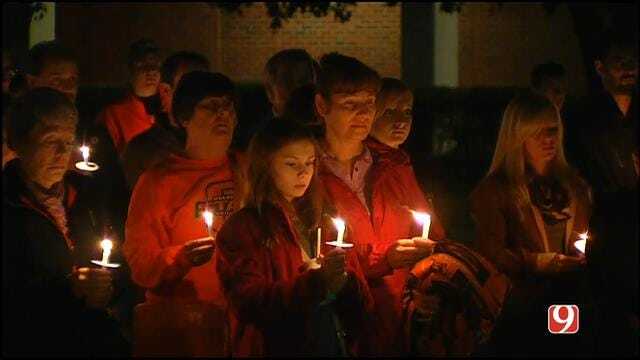 WEB EXTRA: OSU Holds Vigil For Married Couple Killed In Homecoming Crash