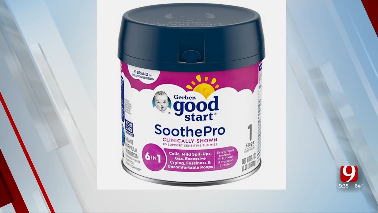 Gerber Recalls Some Good Start SoothePro Infant Formula Due To Contamination Concerns