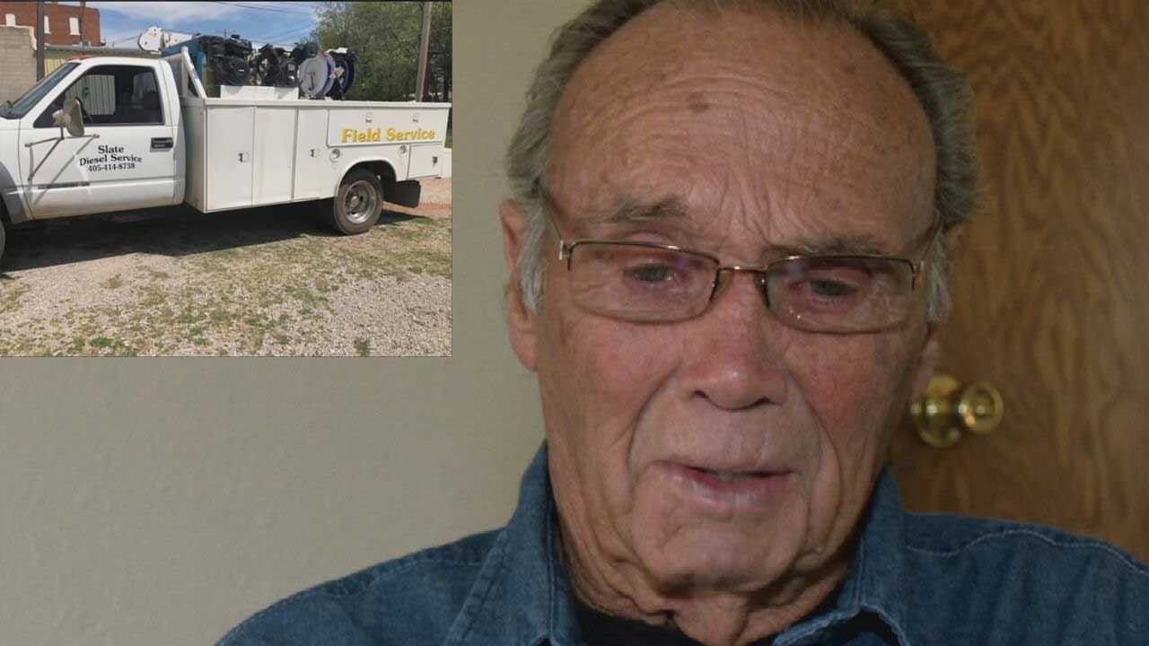Oklahoma Veteran Asks For Public's Help In Locating Stolen Work Truck Filled With Tools, Equipment