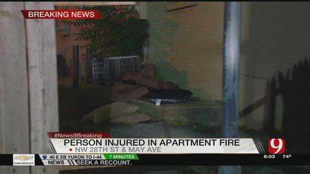 Officer Catches Child Thrown From OKC Apartment Window During Fire
