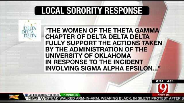 Tri Delta Local Chapter Releases Statement Concerning SAE Video