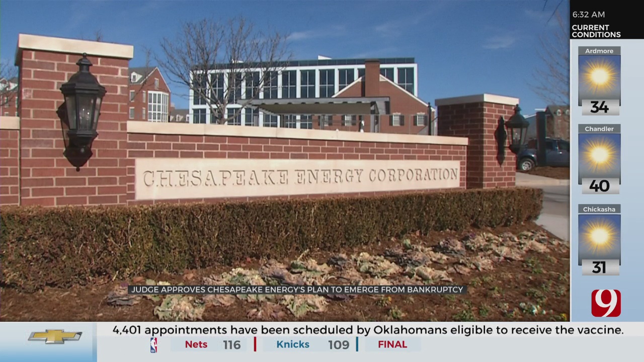 Judge Approves Chesapeake Energy Corporation's Bankruptcy Plan