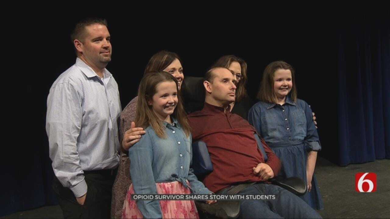 Opioid Overdose Victim Shares Story With Oklahoma Students