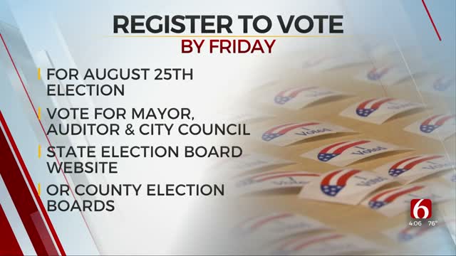 Last Day To Register For Primary Election Friday 