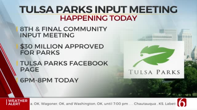 Tulsa Parks Holding Final Community Input Meeting