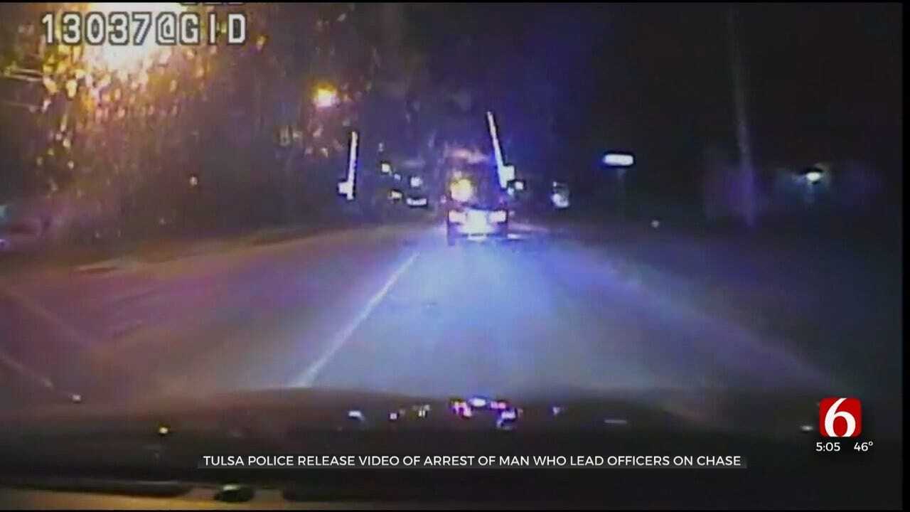 Tulsa Police Arrest Man After Chase, Crash