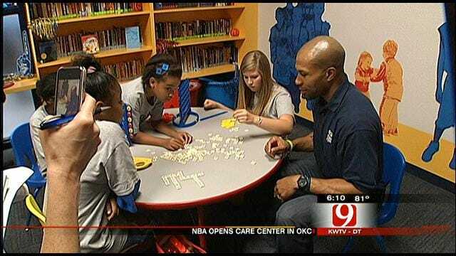 Thunder Players Help Dedicate Learn And Play Center In OKC