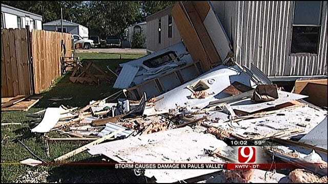 Pauls Valley Residents Clean Up After Storm Damage