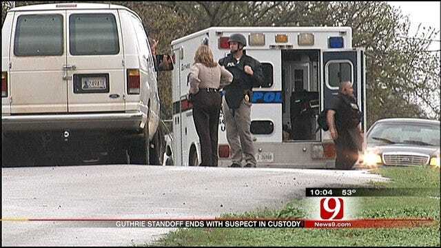 Police Standoff In Guthrie Ends With Arrest