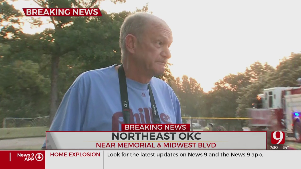 WATCH: Neighbors React To House Explosion In NE OKC