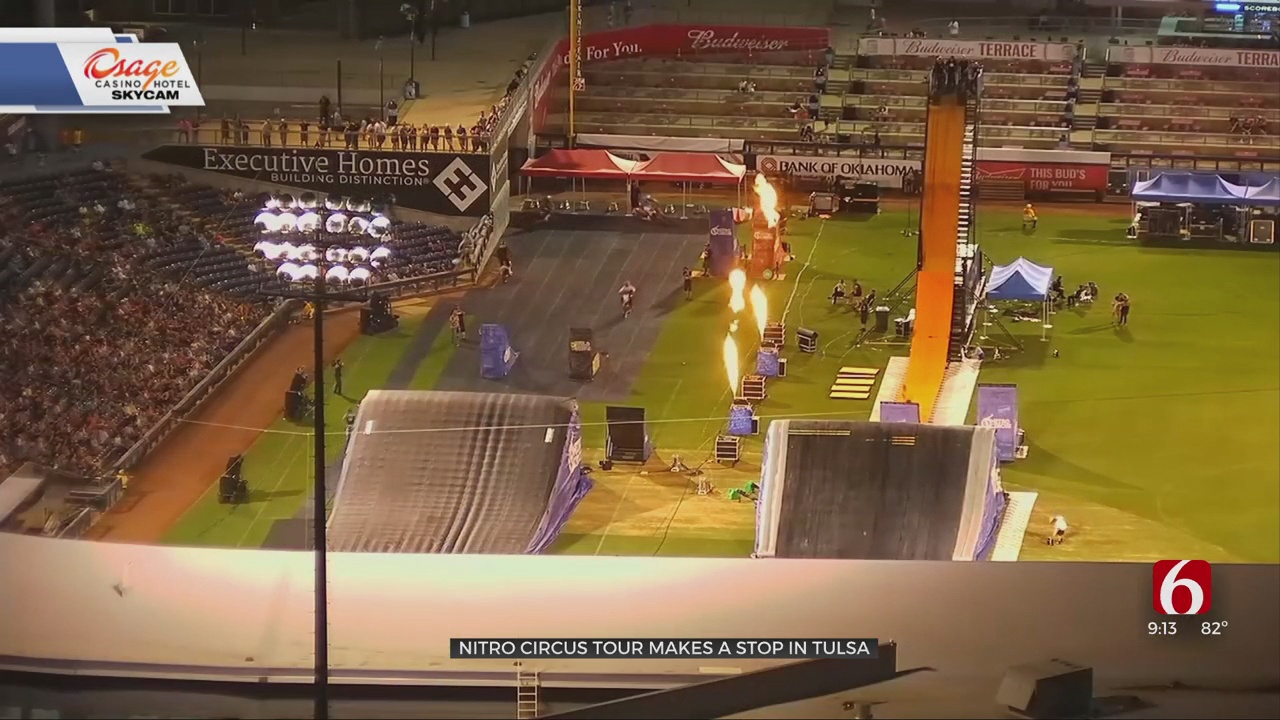 ONEOK Field Transforms To Stunt Track To Host Nitro Circus 
