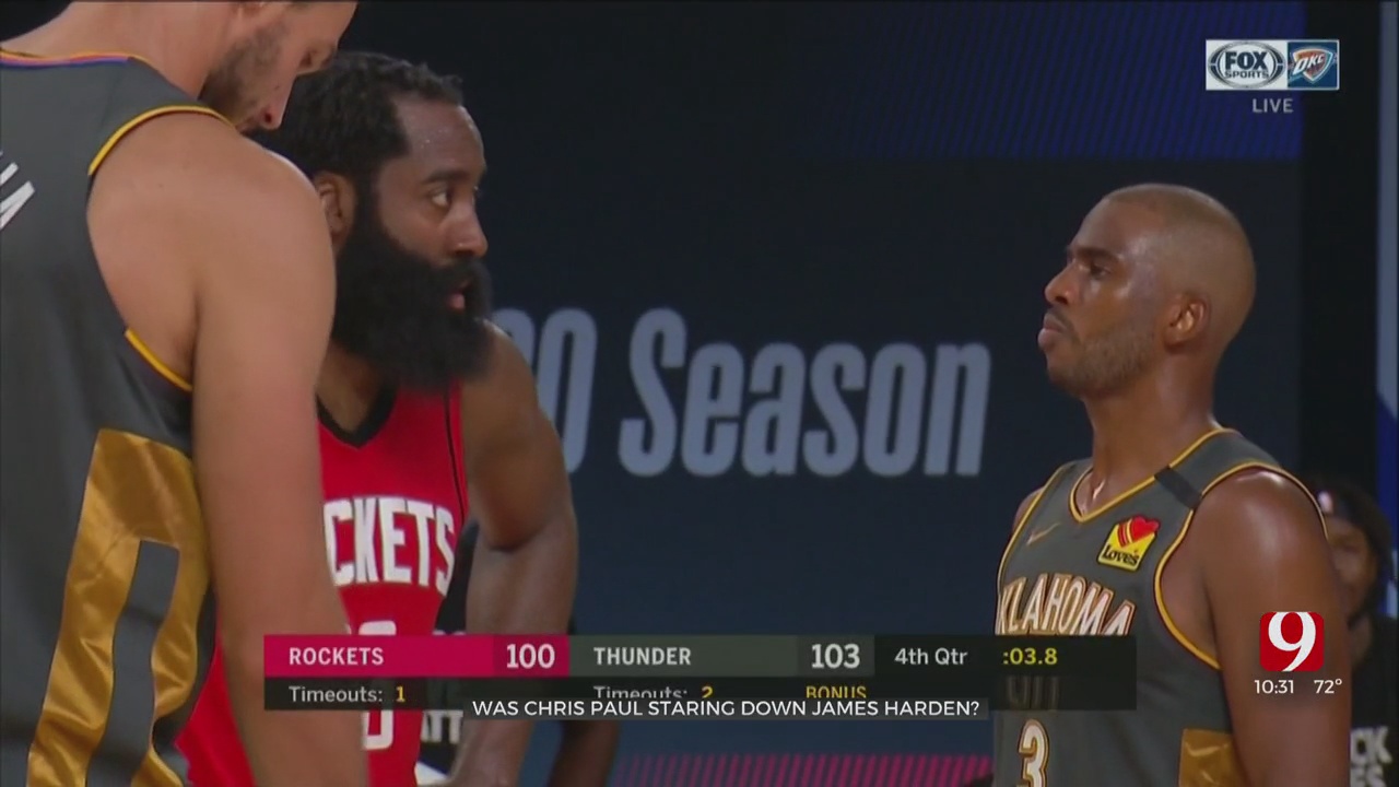 Was Chris Paul Staring Down James Harden In Viral Video? 