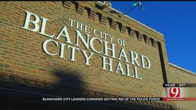 Blanchard City Leaders Consider Getting Rid Of Police Force