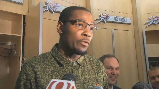 Durant Discusses Playing Weight