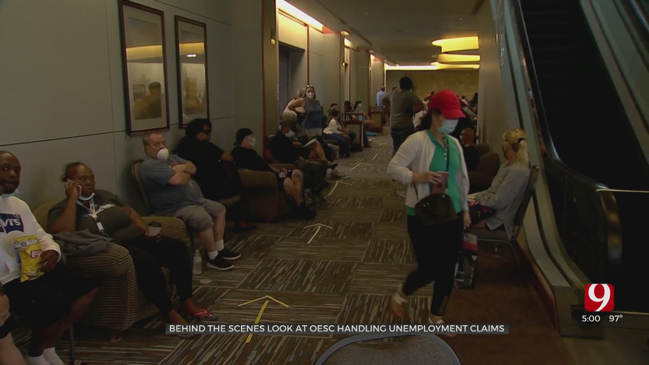 News 9 Takes Behind The Scenes Look At OESC Handling Unemployment Claims