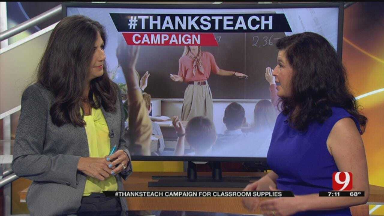 #ThanksTeach Campaign For Classroom Supplies